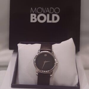 Ladies Movado Bold Watch Black